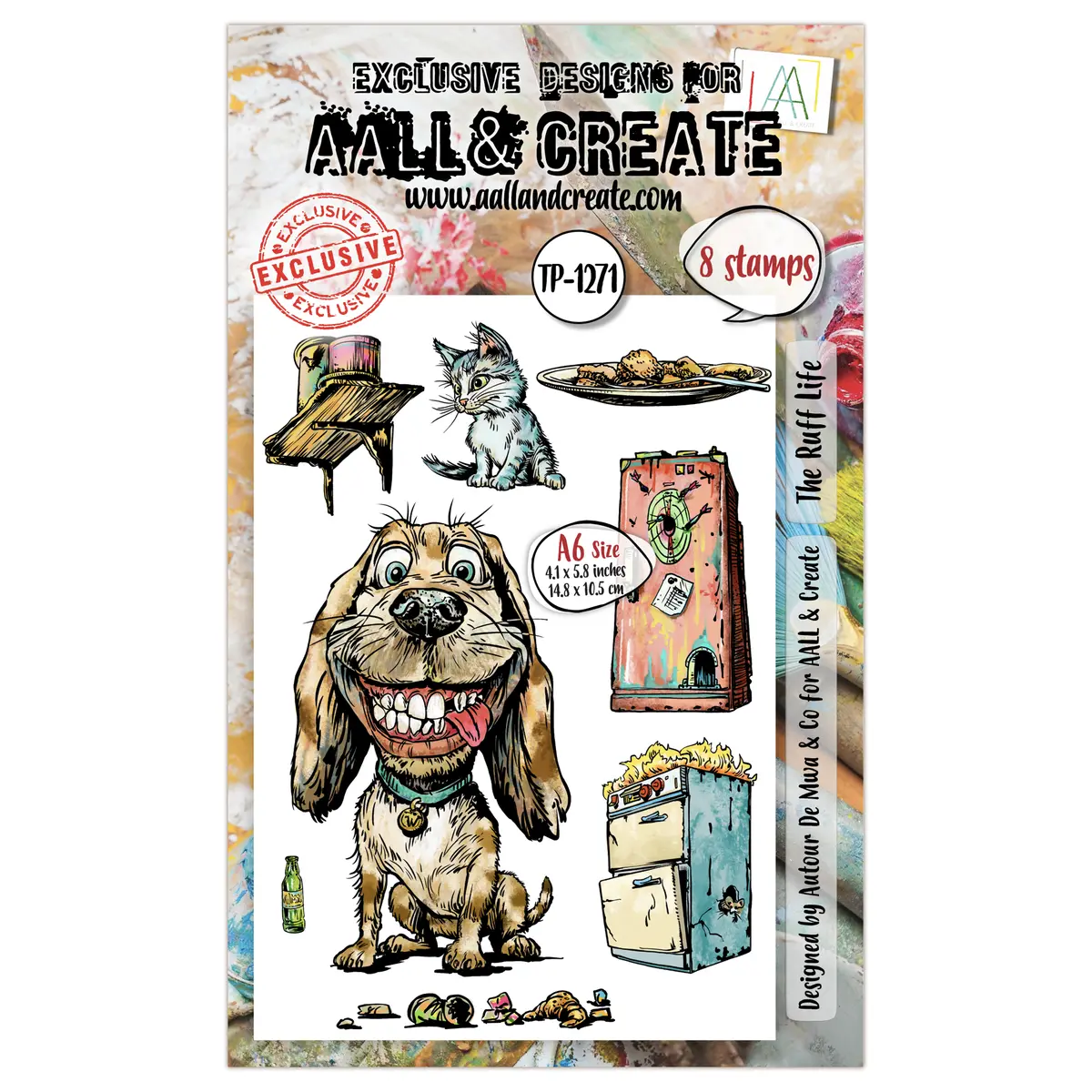 Aall And Create - A6 Stamp Set - The Ruff Life 1