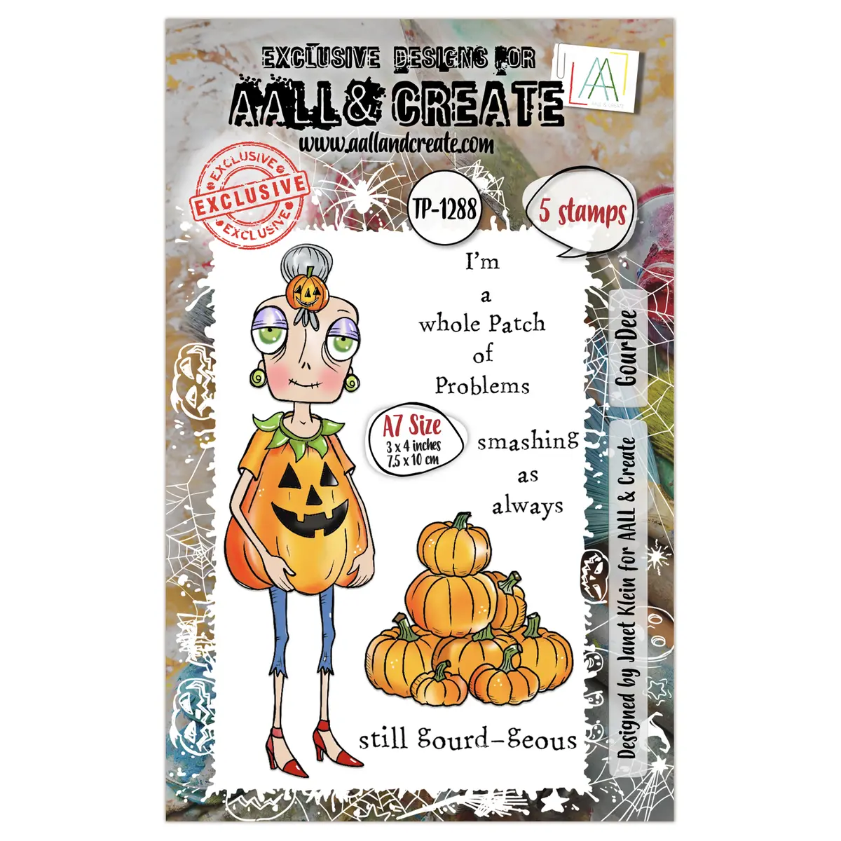 Aall And Create - A7 Stamp Set - Gourdee 1