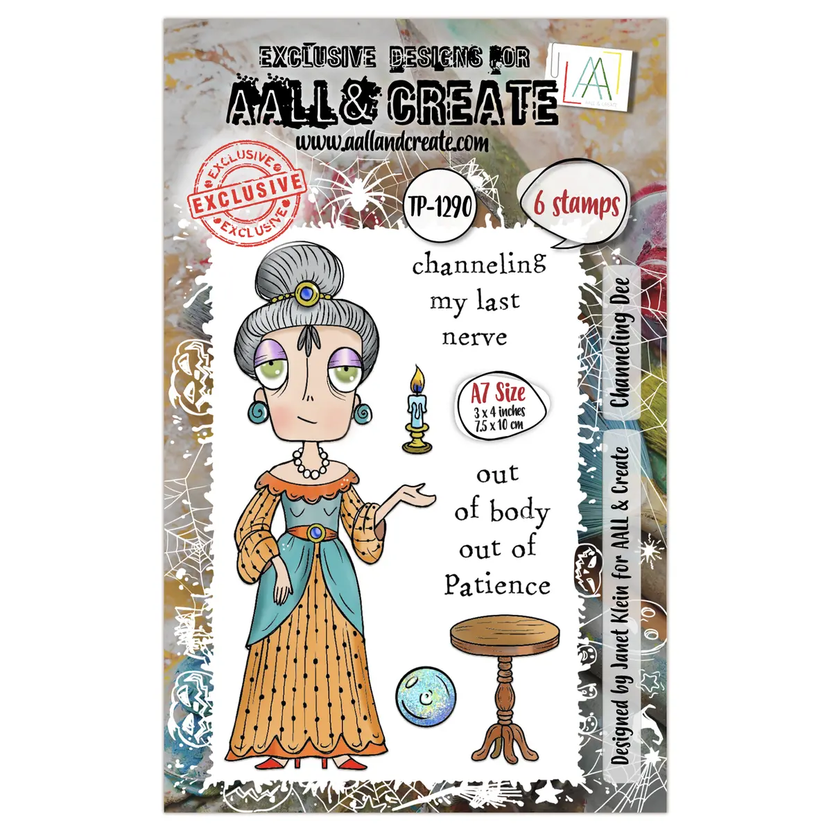 Aall And Create - A7 Stamp Set - Channeling Dee 1