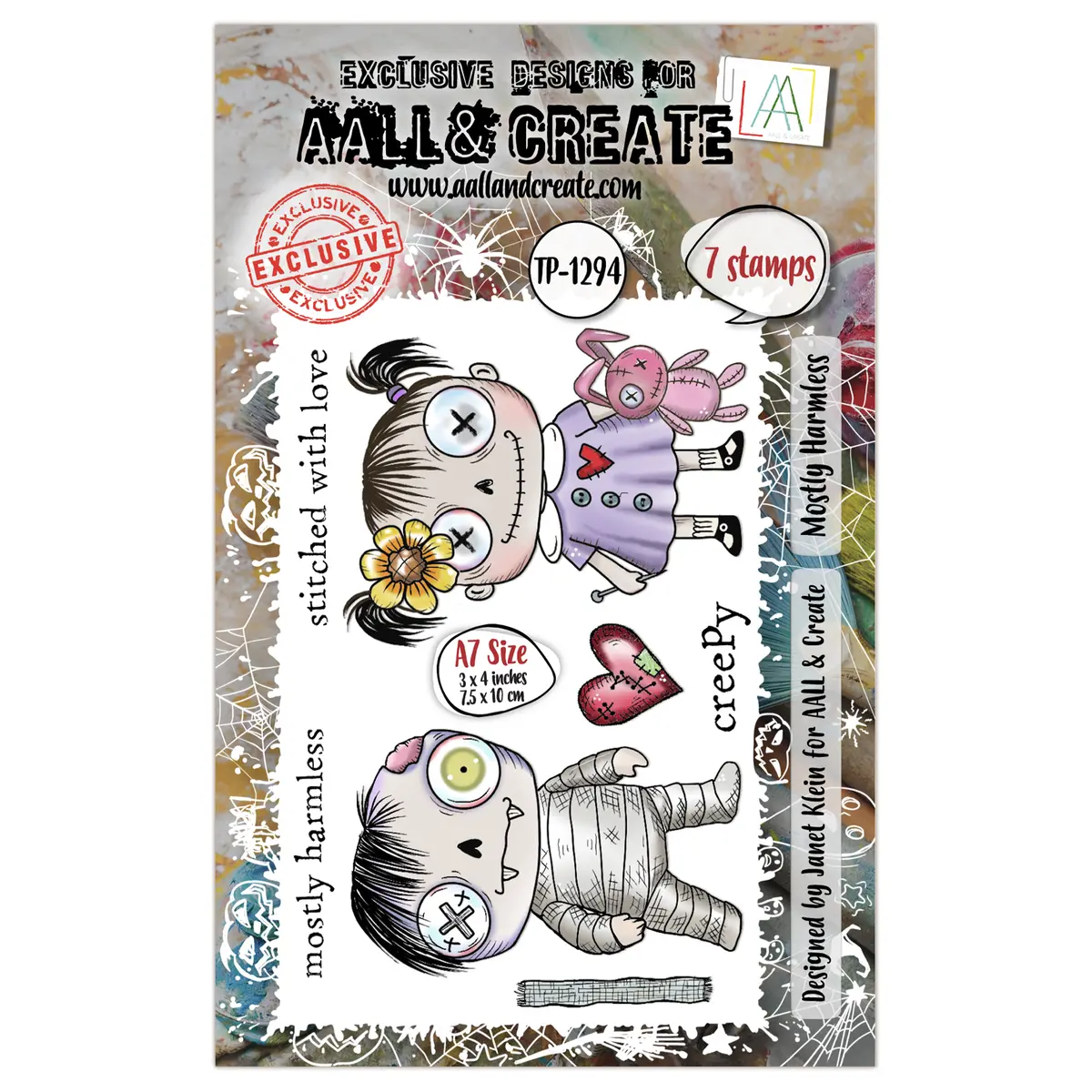Aall And Create - A7 Stamp Set - Mostly Harmless 1