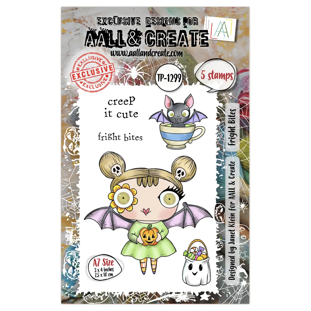 Aall And Create - A7 Stamp Set - Fright Bites 1