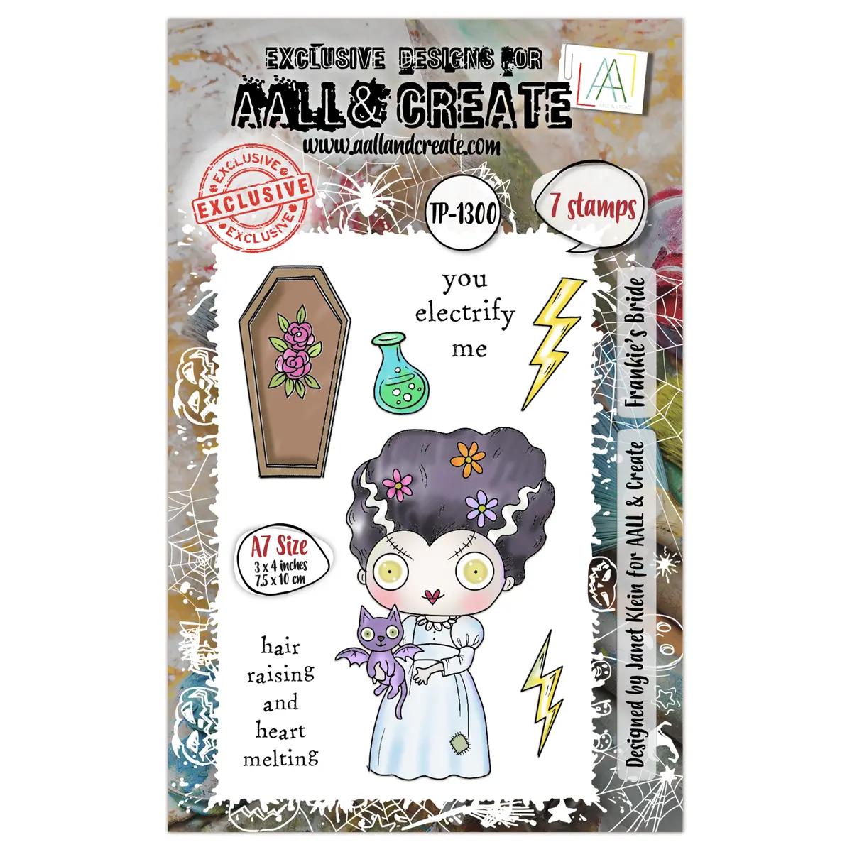 Aall And Create - A7 Stamp Set - Frankie’S Bride 1