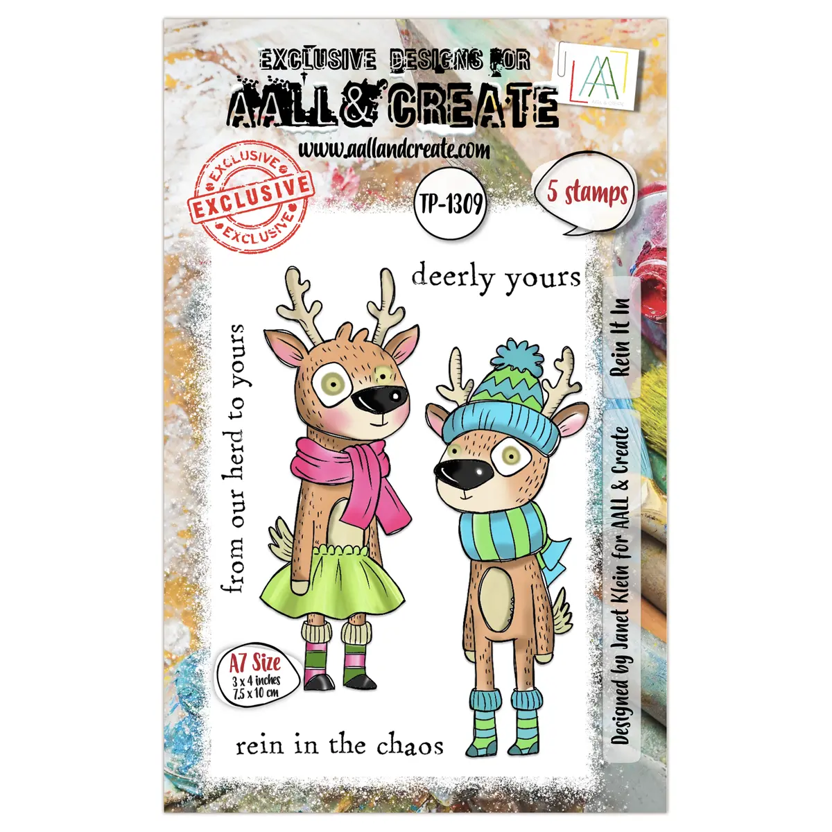 Aall And Create - A7 Stamp Set - Rein It In 1