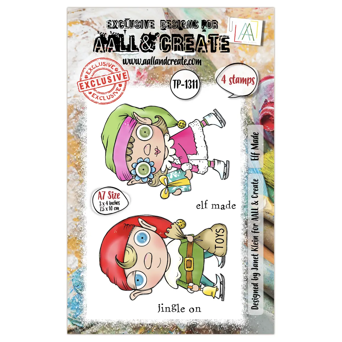 Aall And Create - A7 Stamp Set - Elf Made 1
