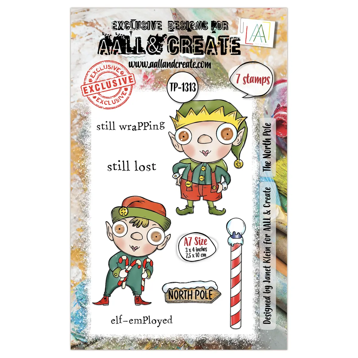 Aall And Create - A7 Stamp Set - The North Pole 1