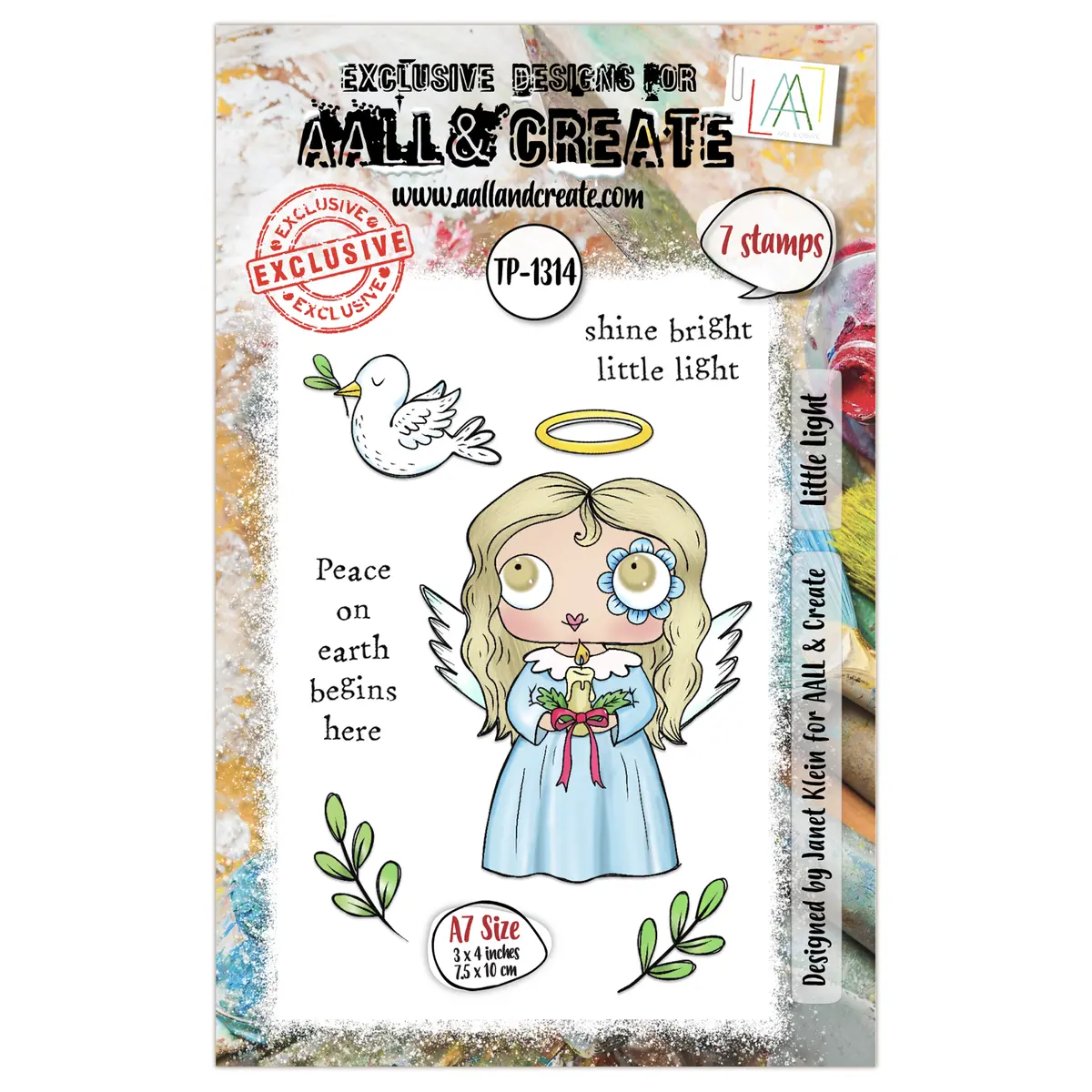 Aall And Create - A7 Stamp Set - Little Light 1