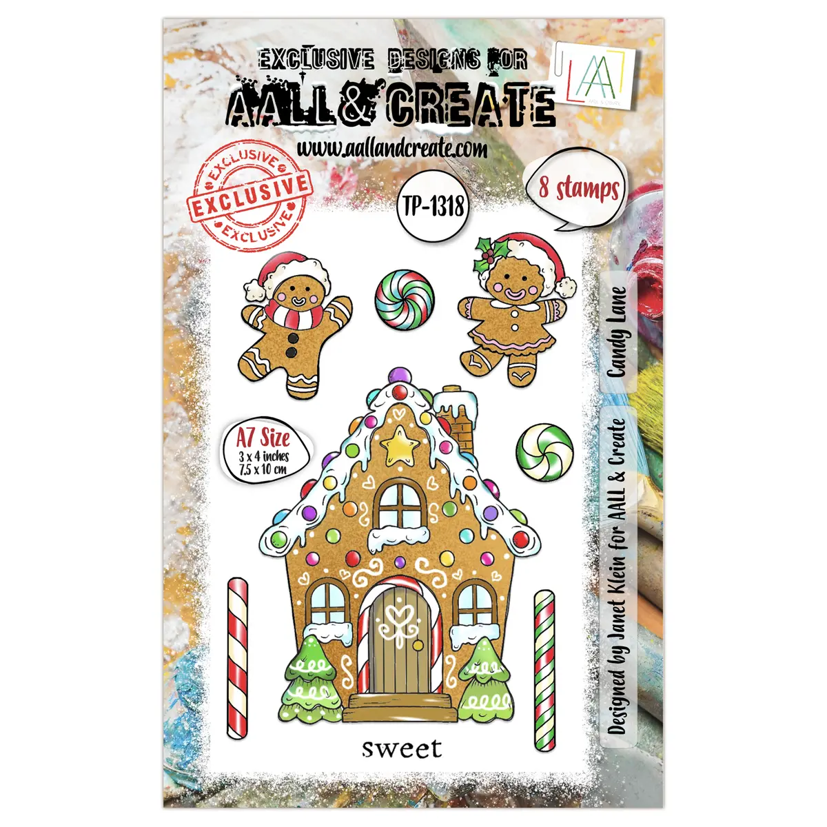 Aall And Create - A7 Stamp Set - Candy Lane 1