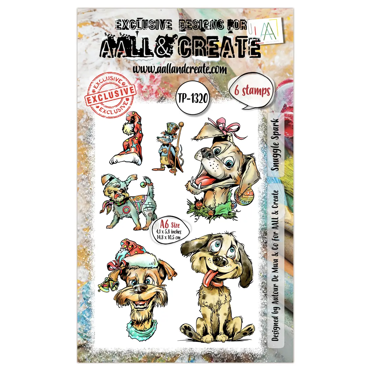 Aall And Create - A6 Stamp Set - Snuggle Spark 1