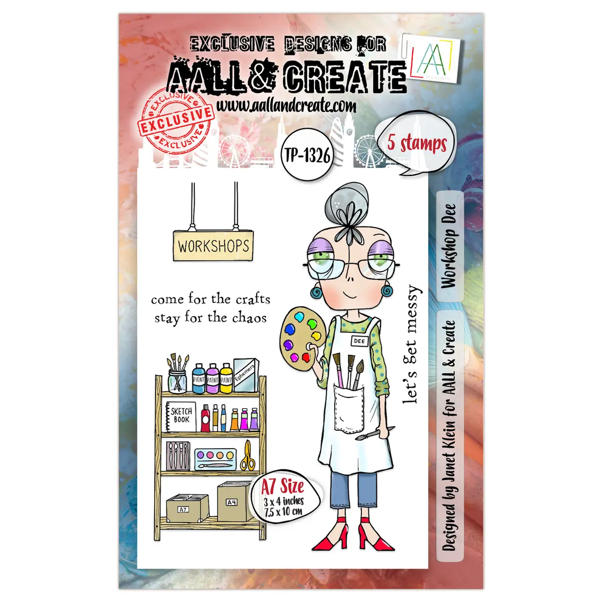 Aall And Create - A7 Stamp Set - Workshop Dee 1