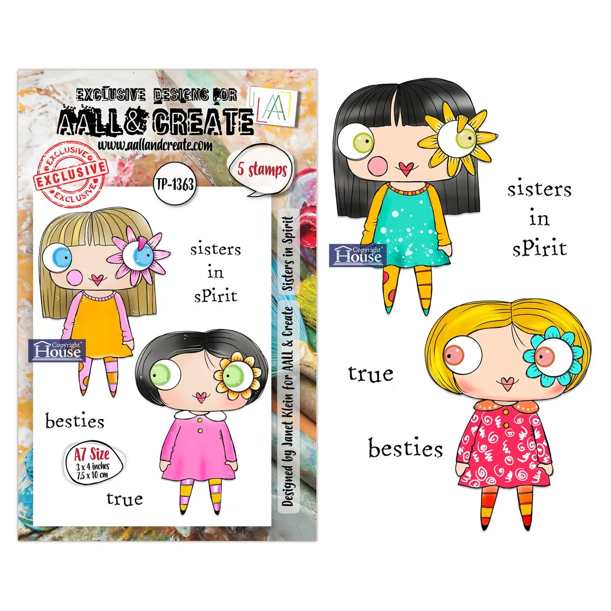 Aall And Create - A7 Stamp Sets - Sisters In Spirit 1