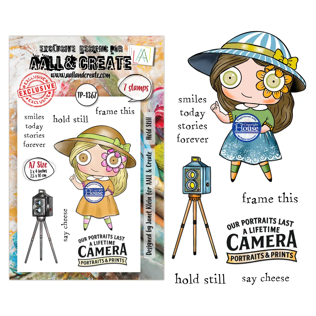 Aall And Create - A7 Stamp Sets - Hold Still 1