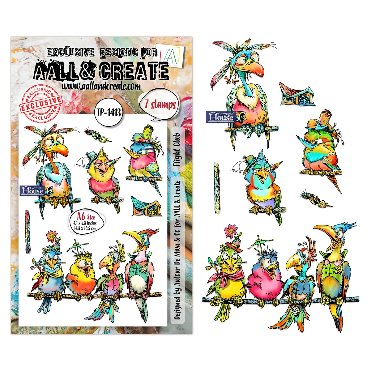 Aall And Create - A6 Stamp Sets - Flight Club 1
