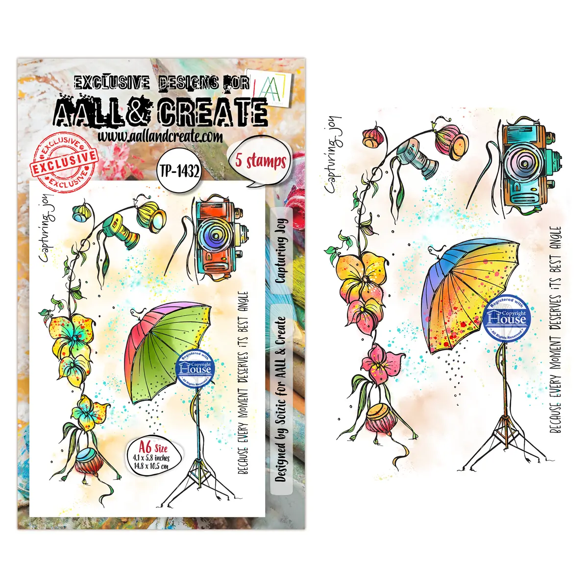 Aall And Create - A6 Stamp Sets - Capturing Joy 1