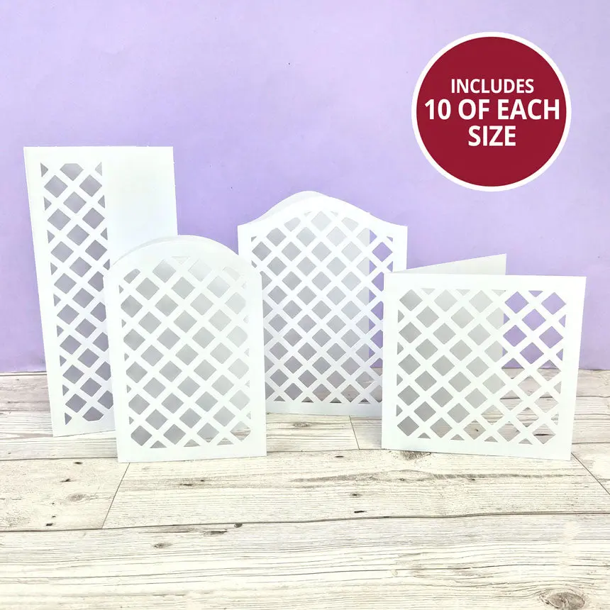 Trellis Card Blanks 1