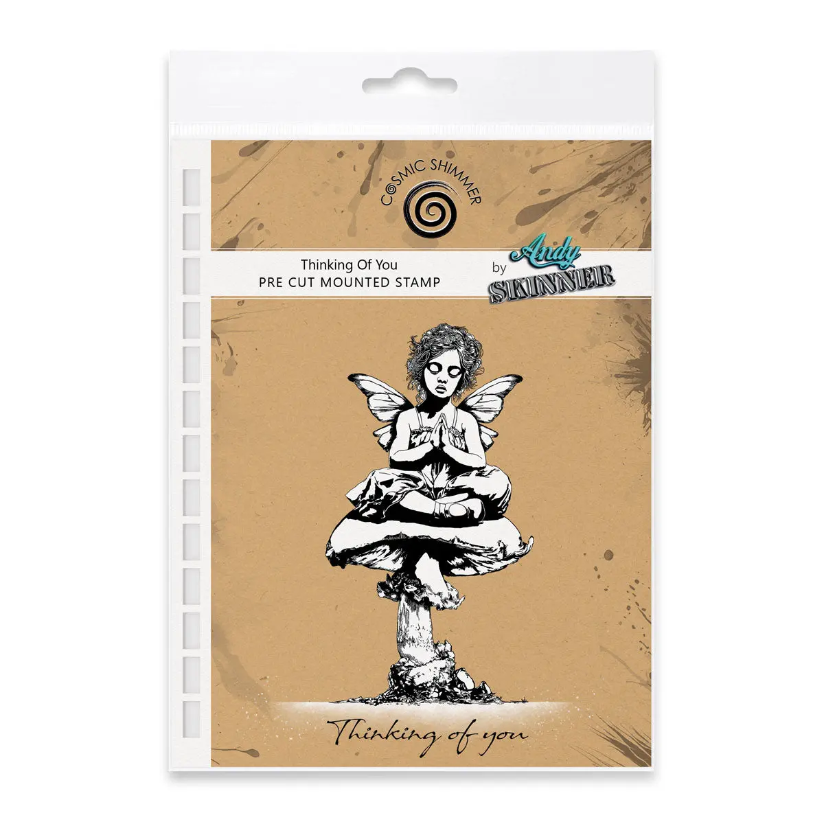 Cosmic Shimmer Thinking Of You Pre Cut Rubber Stamp Set By Andy Skinner 1