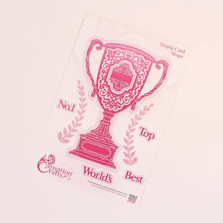 Carnation Crafts Trophy Card Shape Die Set 1