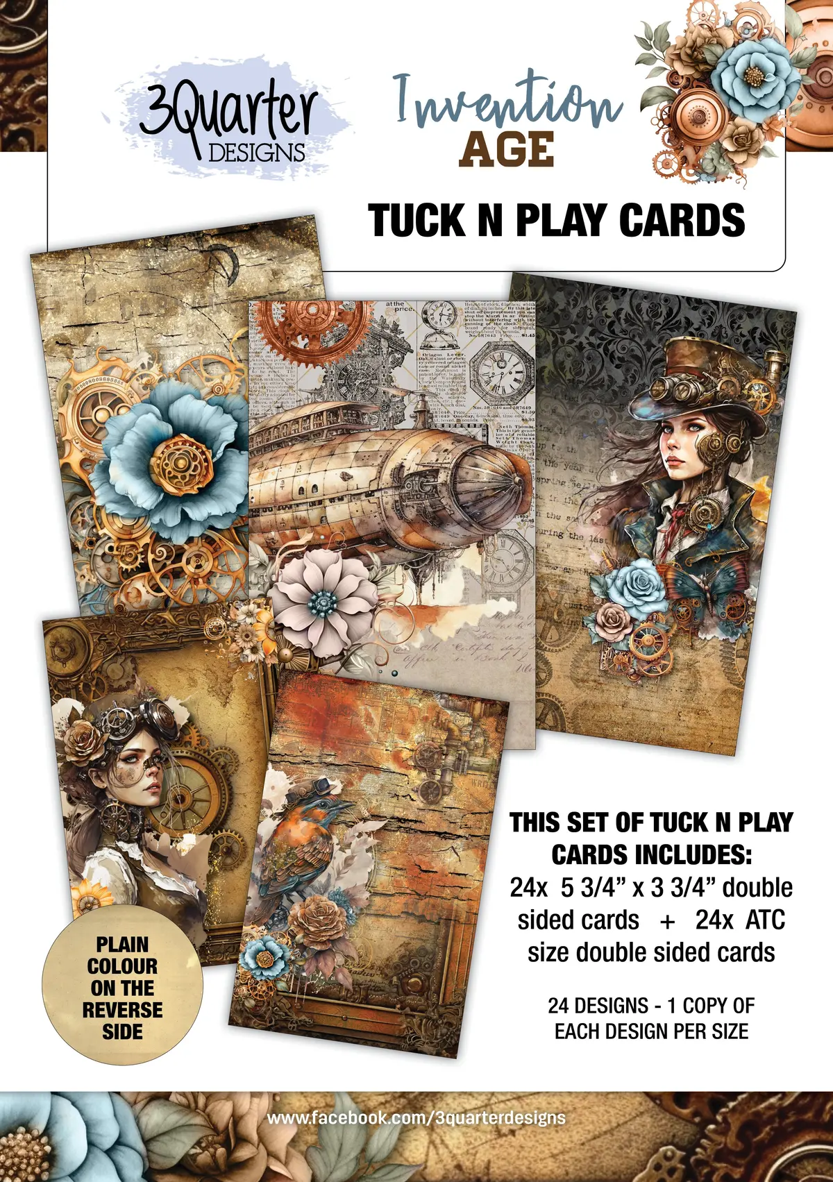 3Quarter Designs Invention Age - Tuck N Play Cards 1