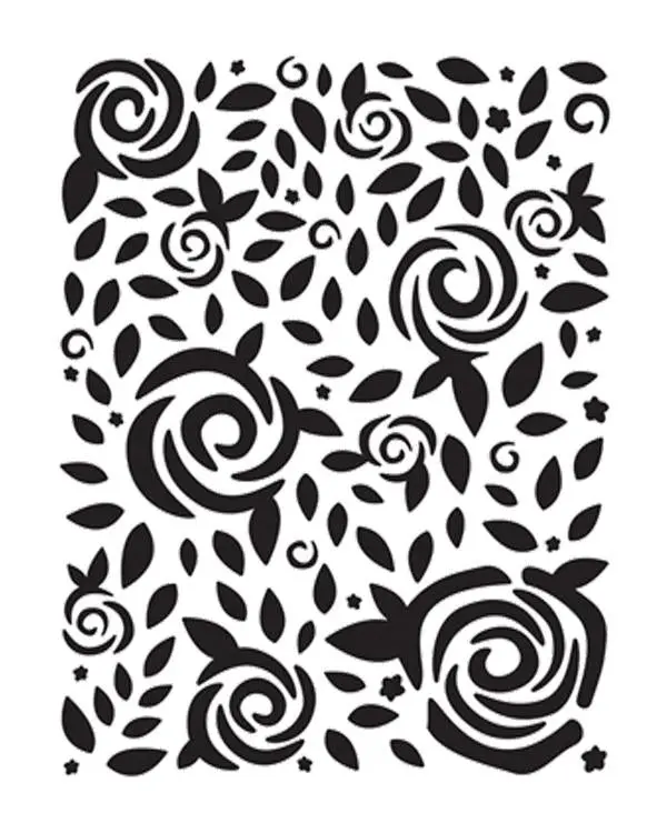 Embossing Folders Cottage Rose - Allura Collection 1