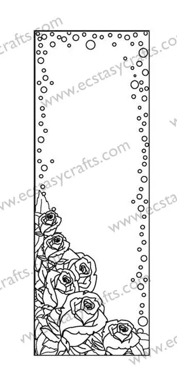 Sue Wilson Stamps - Rosebud Mini Striplet 1