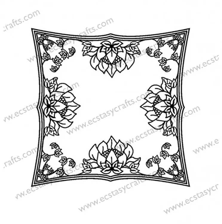 Sue Wilson Stamps - Lotus Inner Frame 1