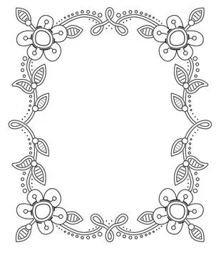 Creative Expressions Stamps  -  Tessa's Oakham Frame 1