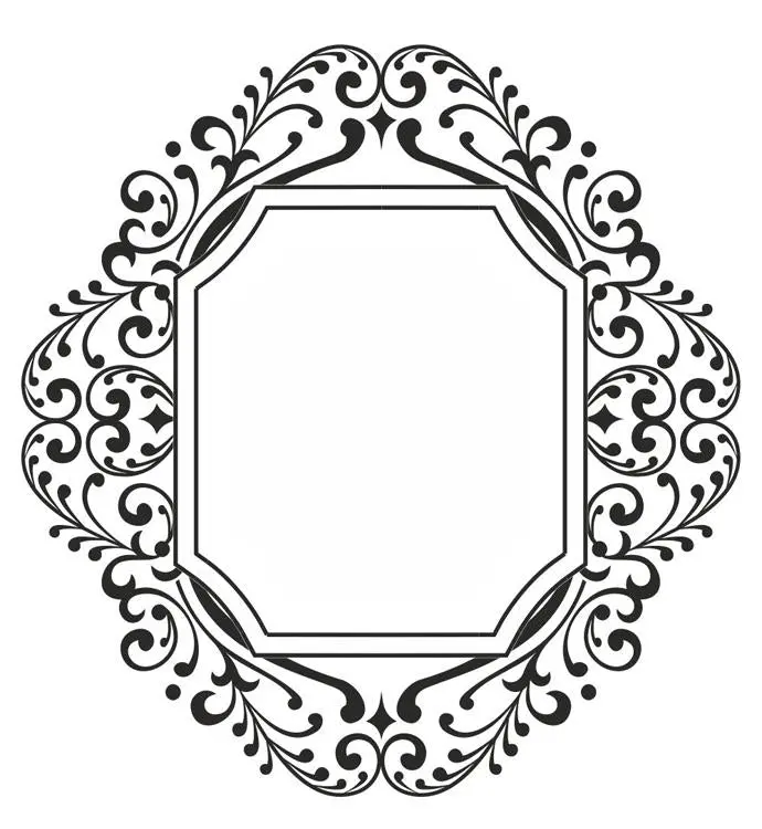 Fretwork Frame Stamp 1