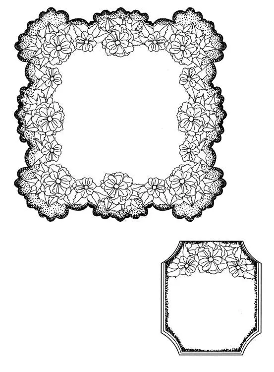 Floral Oasis Stamp 1