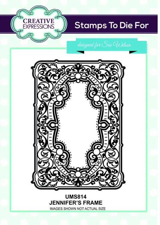 Creative Expressions Jennifer's Frame Pre Cut Stamp 1