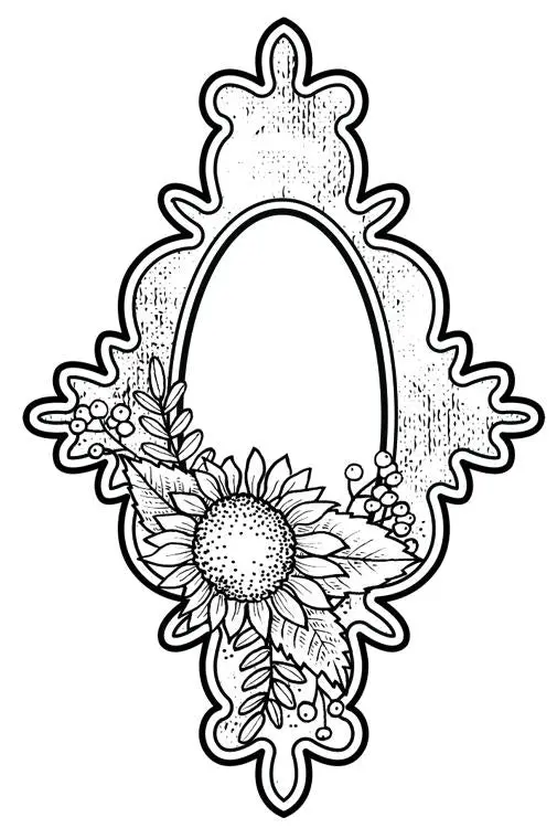Creative Expressions Victoria's Sweet Sunflower Pre Cut Stamp 1