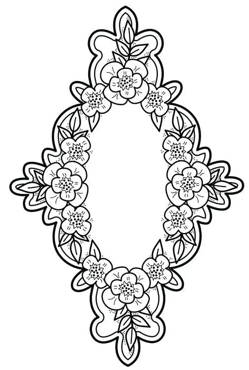 Creative Expressions Victoria's Garden Pre Cut Stamp 1