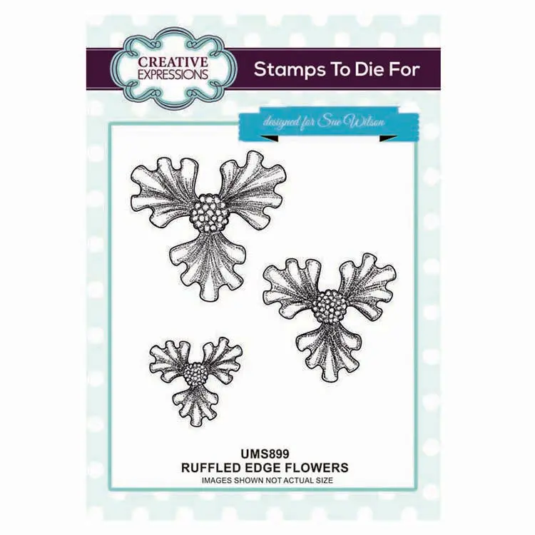 Stamps To Die For Ruffled Edge Flower 1