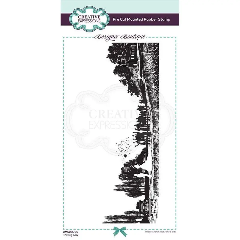 Creative Expressions Designer Boutique Collection The Big Day Dl Pre Cut Rubber Stamp 1