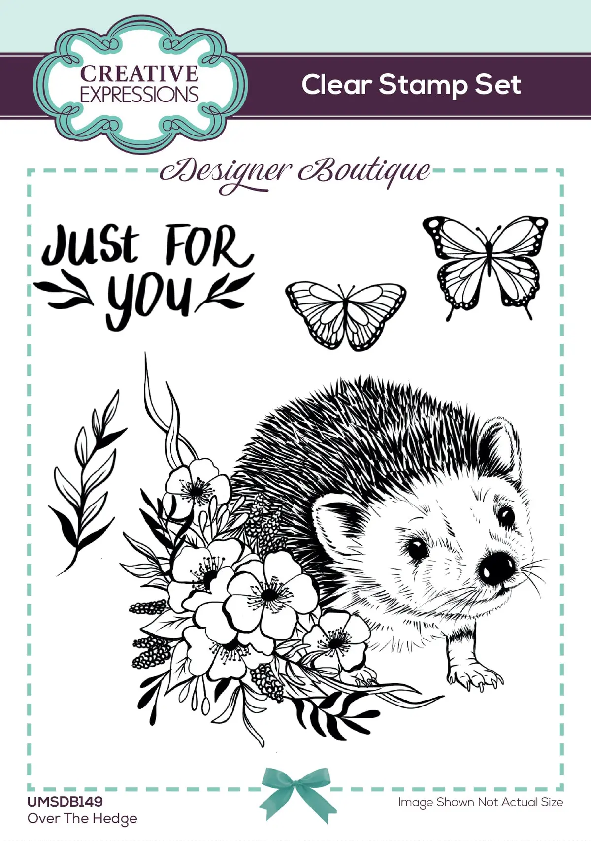 Creative Expressions Designer Boutique Over The Hedge 6 In X 4 In Stamp Set 1