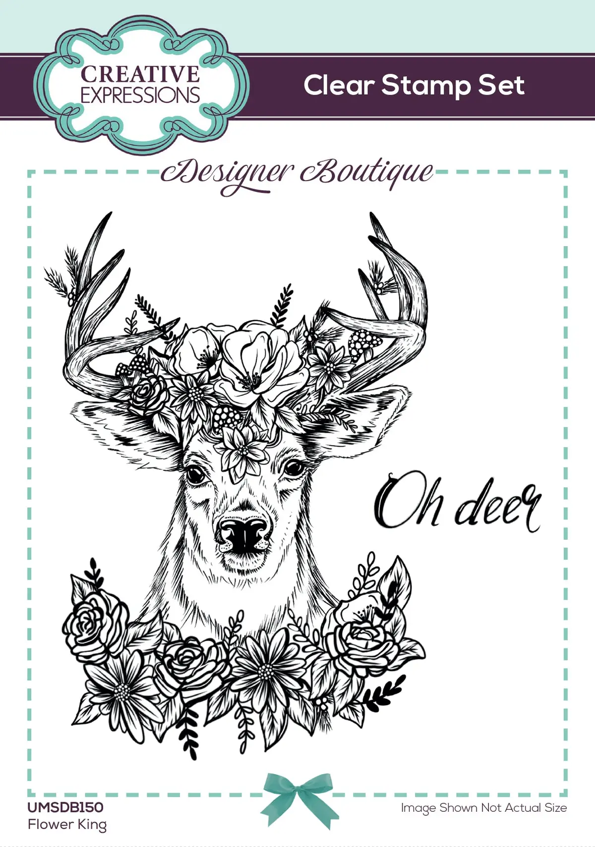 Creative Expressions Designer Boutique Flower King 6 In X 4 In Stamp Set 1