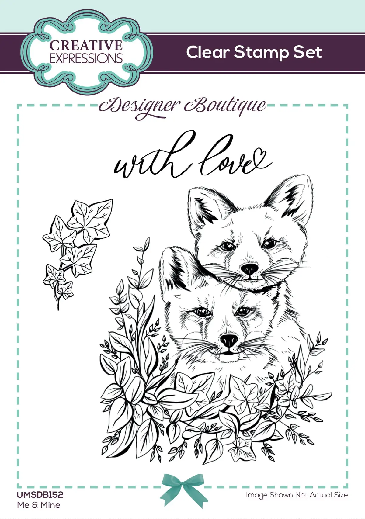 Creative Expressions Designer Boutique Me & Mine 6 In X 4 In Stamp Set 1