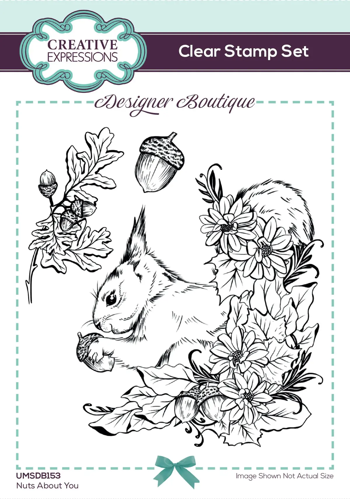 Creative Expressions Designer Boutique Nuts About You 6 In X 4 In Stamp Set 1