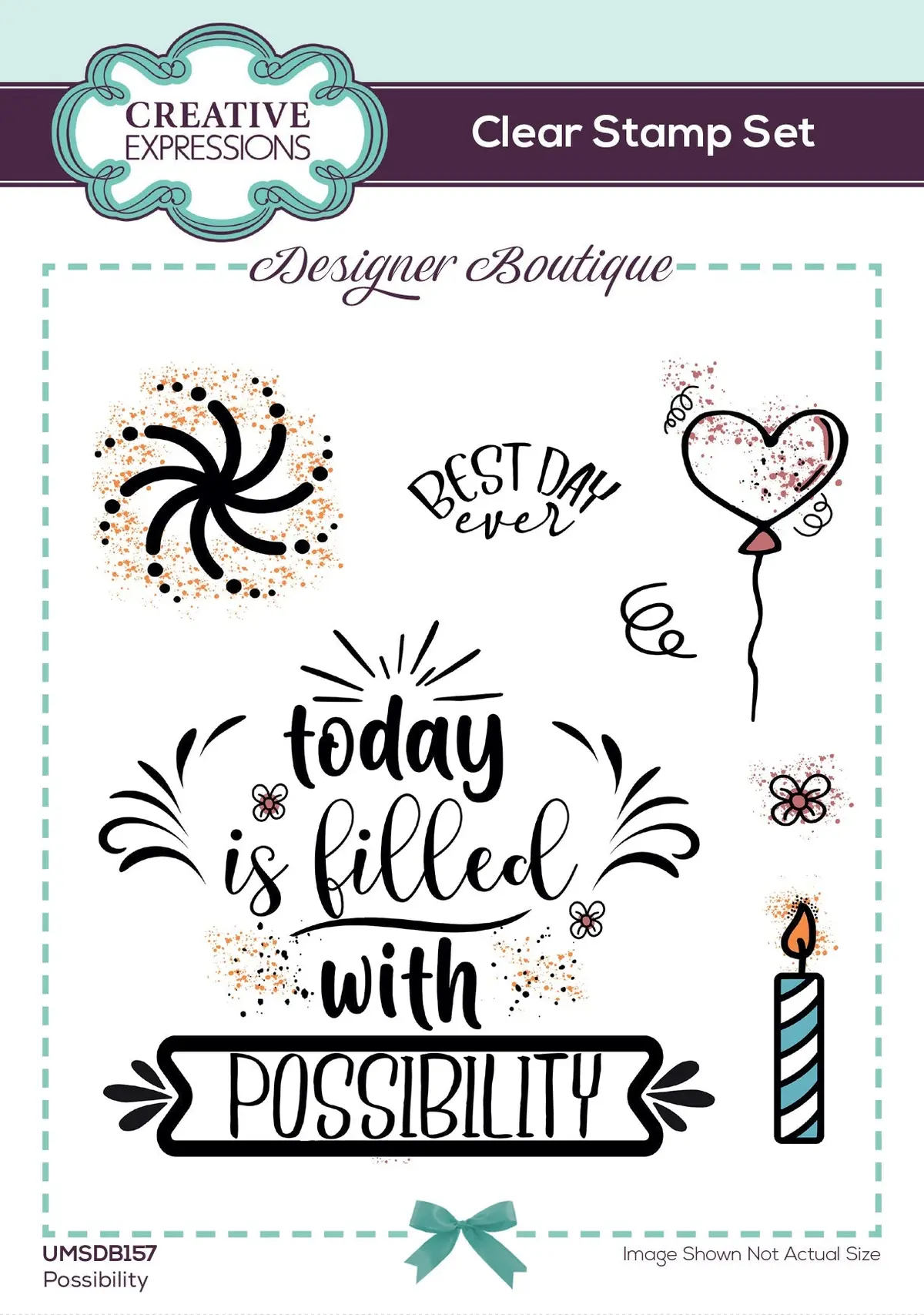Creative Expressions Designer Boutique Possibility 6 In X 4 In Stamp Set 1