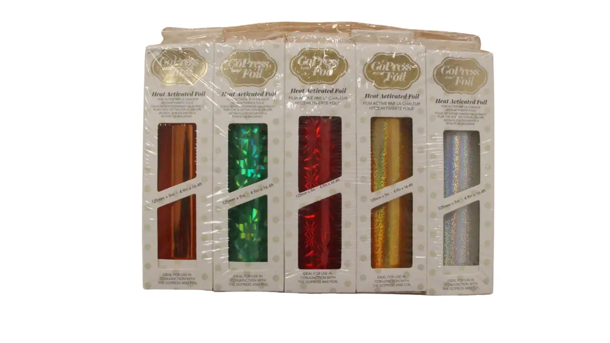 Traditional Christmas 5 Pack Of Heat Activated Foils 1