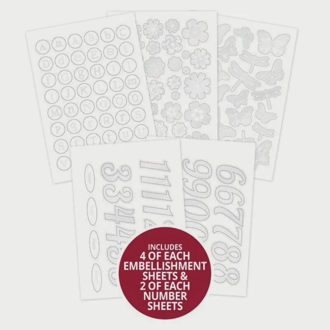 Resist & Reveal Embellishment Selection 1