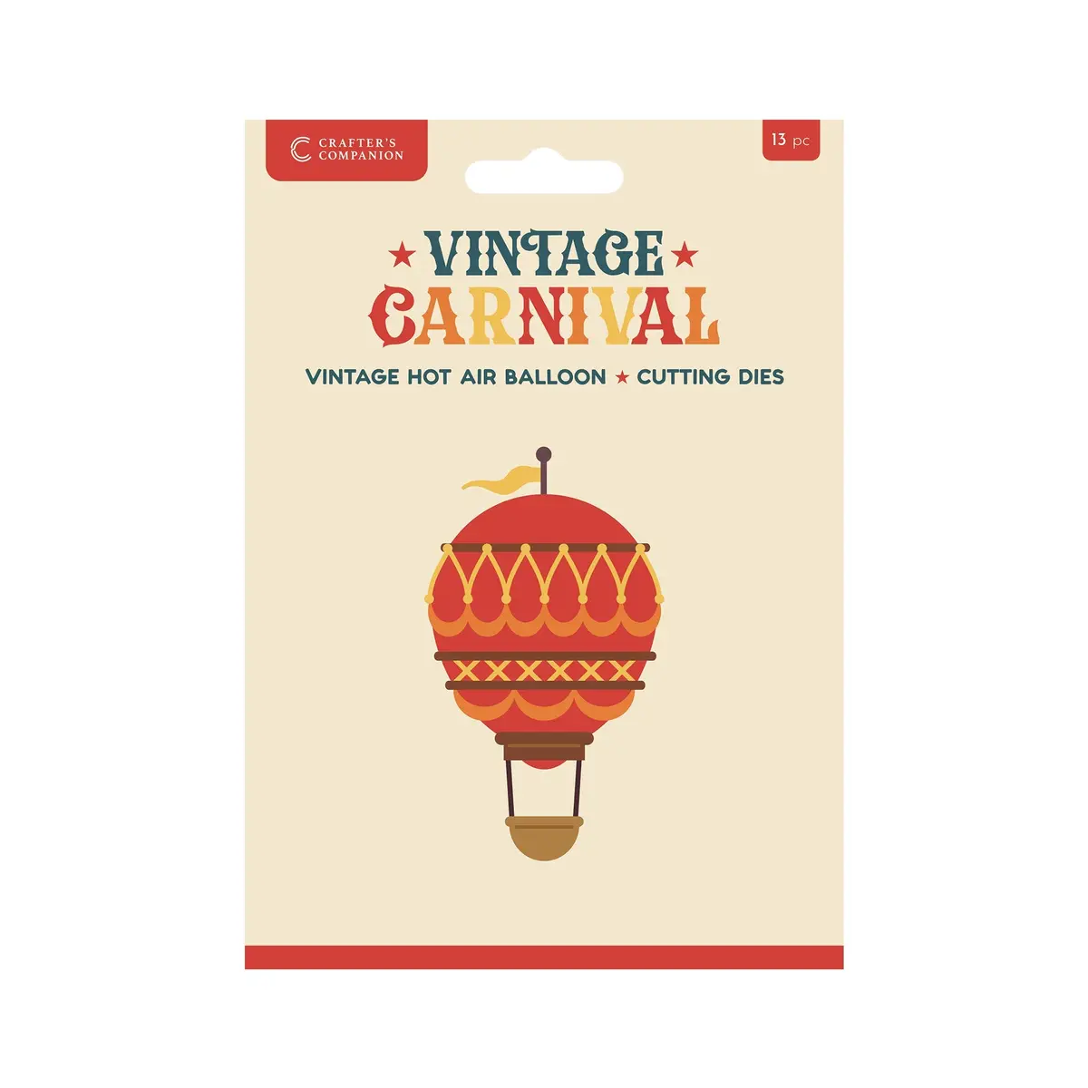 Vintage Carnival Metal Die Set - Vintage Hot Air Balloon 1