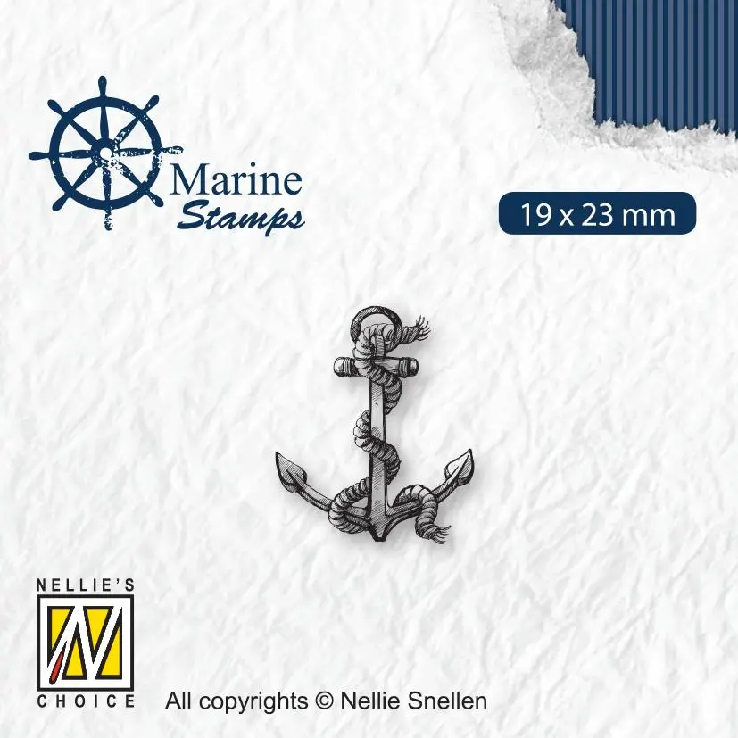 Nellie's Choice Clear Stamp Maritime Anchor 1