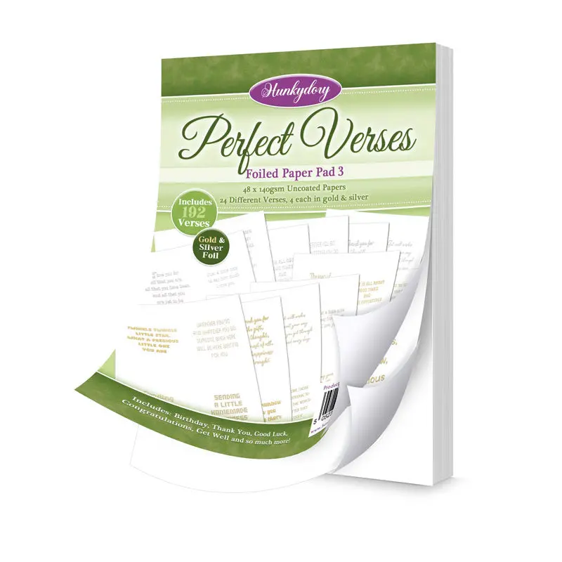 Perfect Verses Foiled Paper Pad 3 1