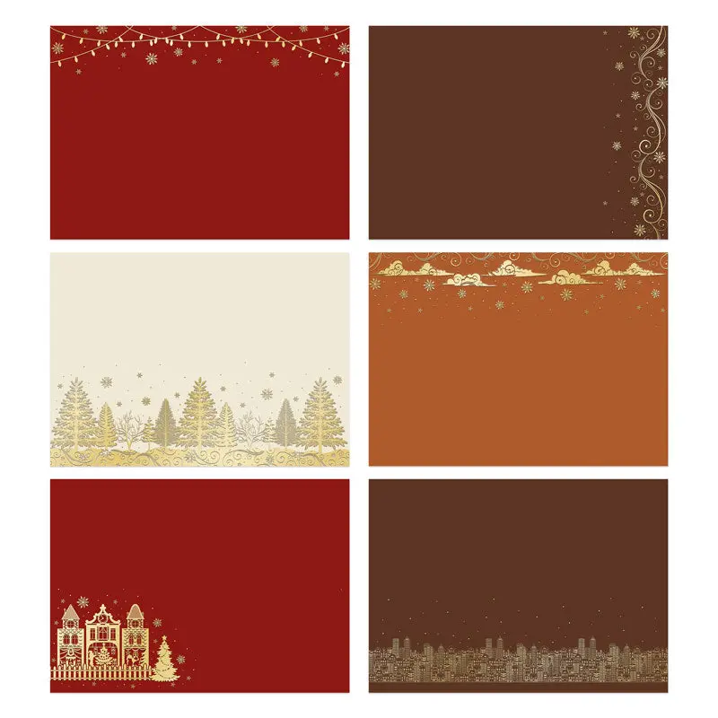 Christmas Village Elegance Foiled Cardstock Collection 2