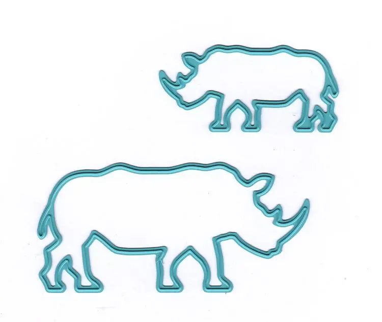 Vintasia Die African Rhinoceros 1