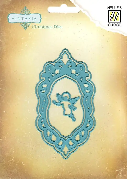 Nellie's Choice - Vintasia Die - Christmas - Angel Frame 1