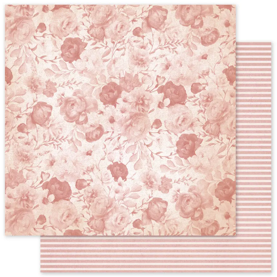 Vintage Rose Basics C 12 X 12 Paper (12 Pc Bulk Pack) 33630 1