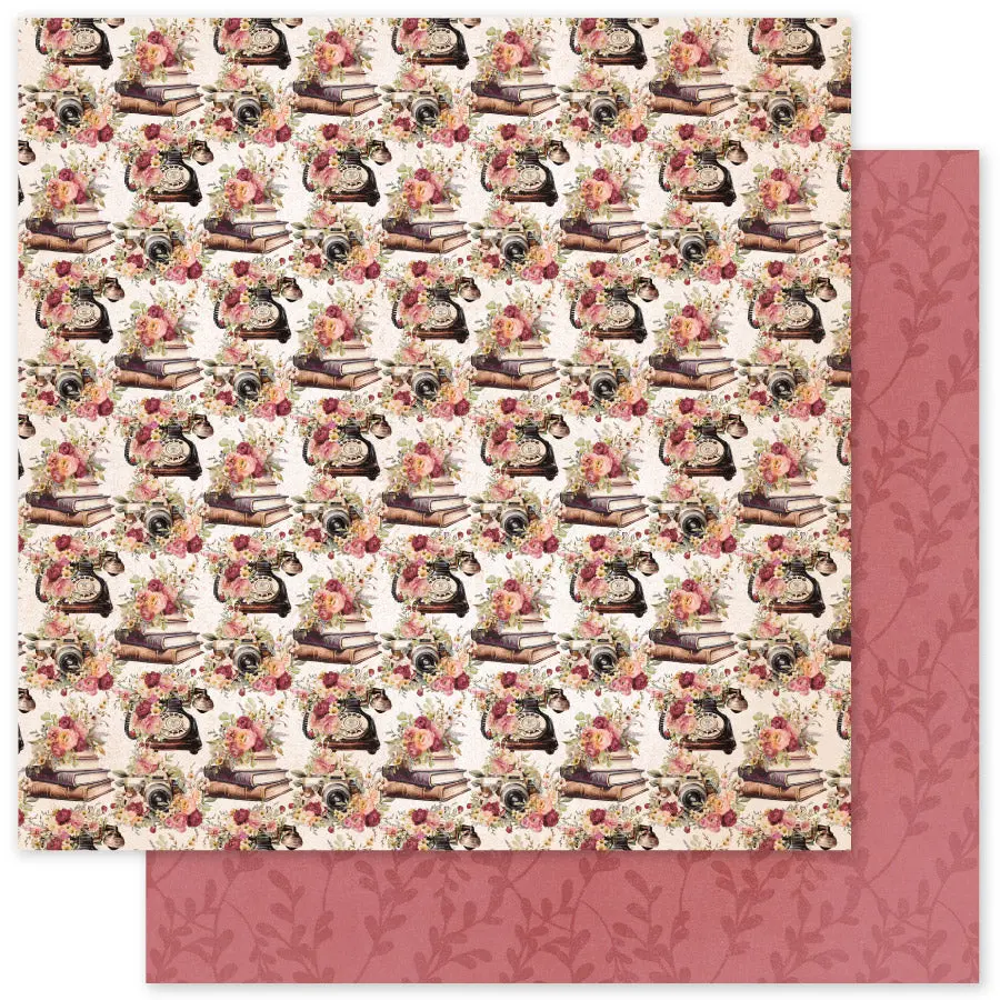 Vintage Rose F 12 X 12 Paper (12 Pc Bulk Pack) 33615 1