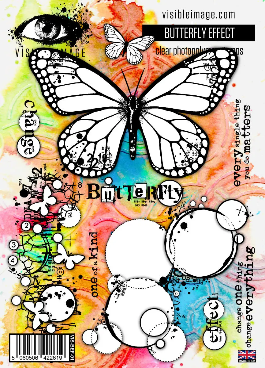 Visible Image Butterfly Effect - A5 Stamp Set 1
