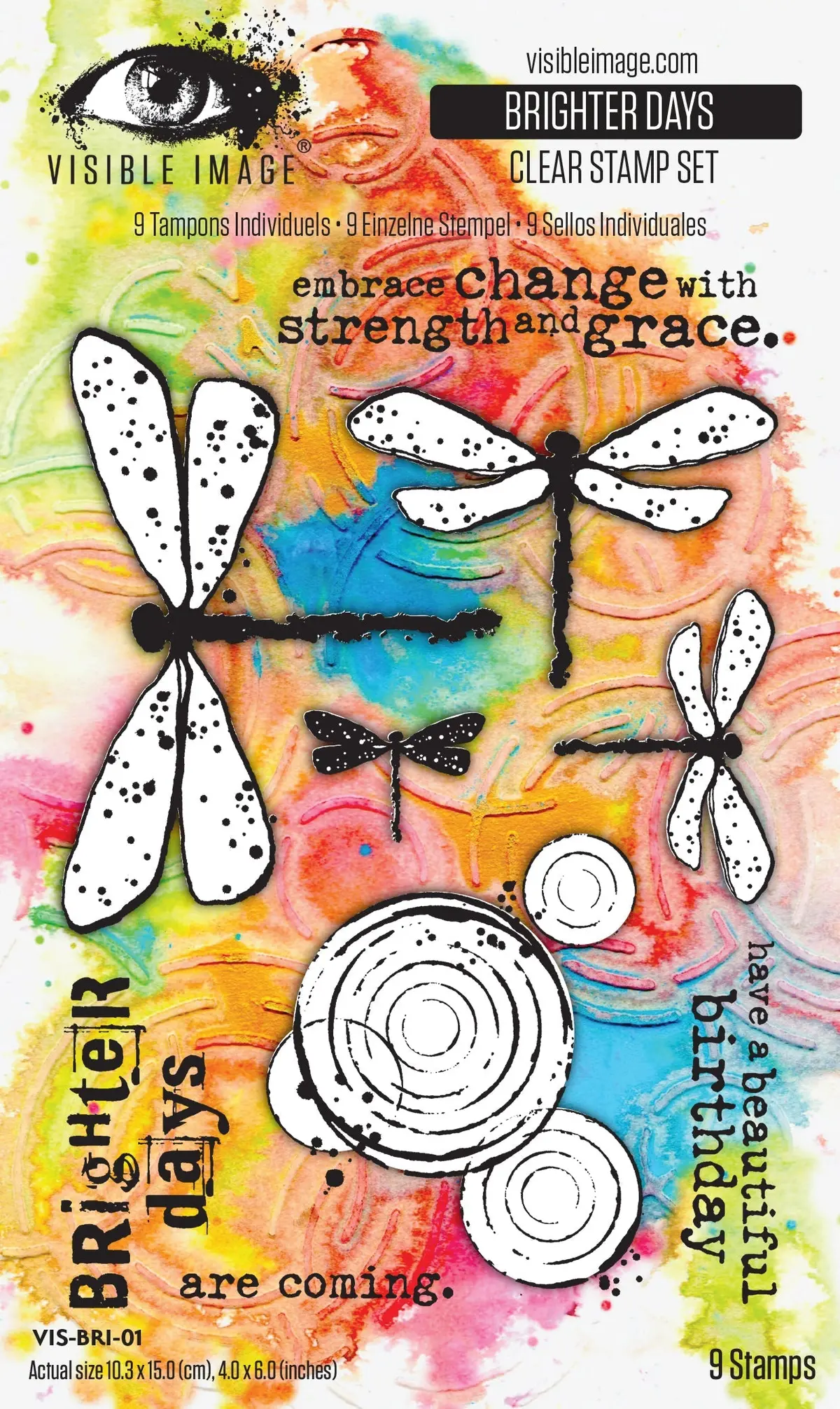 Visible Image Brighter Days 4In X 6In Stamp Set 1