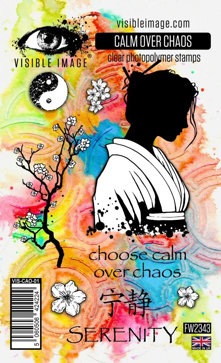 Visible Image Calm Over Chaos - A6 Stamp Set 1